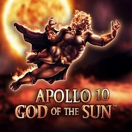Apollo God of the Sun online game logo by Novomatic on tikitakascasino.com