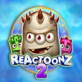 Slots logo of Reactoonz 2 from Play'n GO at Tikitaka Casino